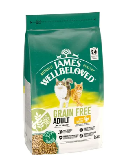James Wellbeloved Adult Grain Free Cat Turkey