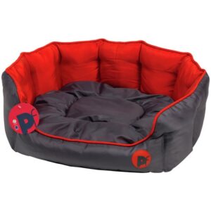 Petface Oxford Oval Waterproof Pet Bed - Lrg