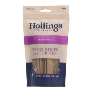 Hollings Training Treat Strips with Chicken 100g