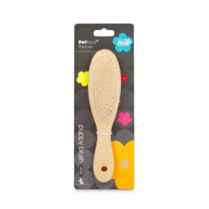 Petface Wooden Soft Bristle Puppy Brush