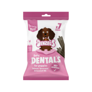 Denzel's Daily Dentals Salmon - Puppy/Small Dog 7 Pack