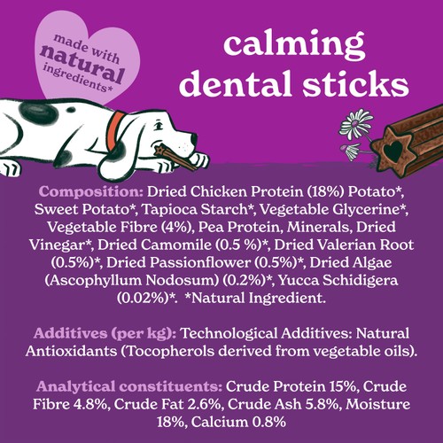 Forthglade Dental Sticks Calming Camomile - 5 Pack - Image 2