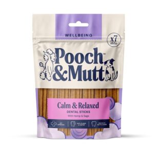 Pooch & Mutt Wellbeing Calm & Relaxed Dental Sticks - 7 Pack
