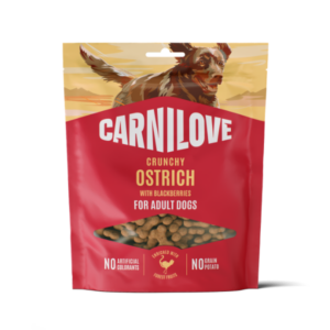 Carnilove Crunchy Ostrich with Blackberries Treats 200g