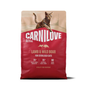 Carnilove Active Lamb & Wild Boar Sterilised Cat 400g
