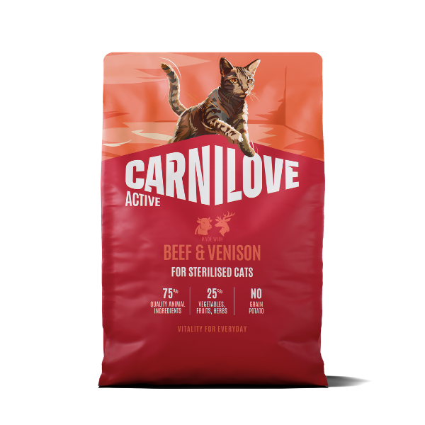 Carnilove Active Beef & Venison Sterilised Cat 400g