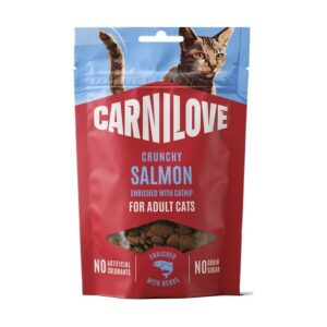 Carnilove Crunchy Salmon with Catnip Treats 50g