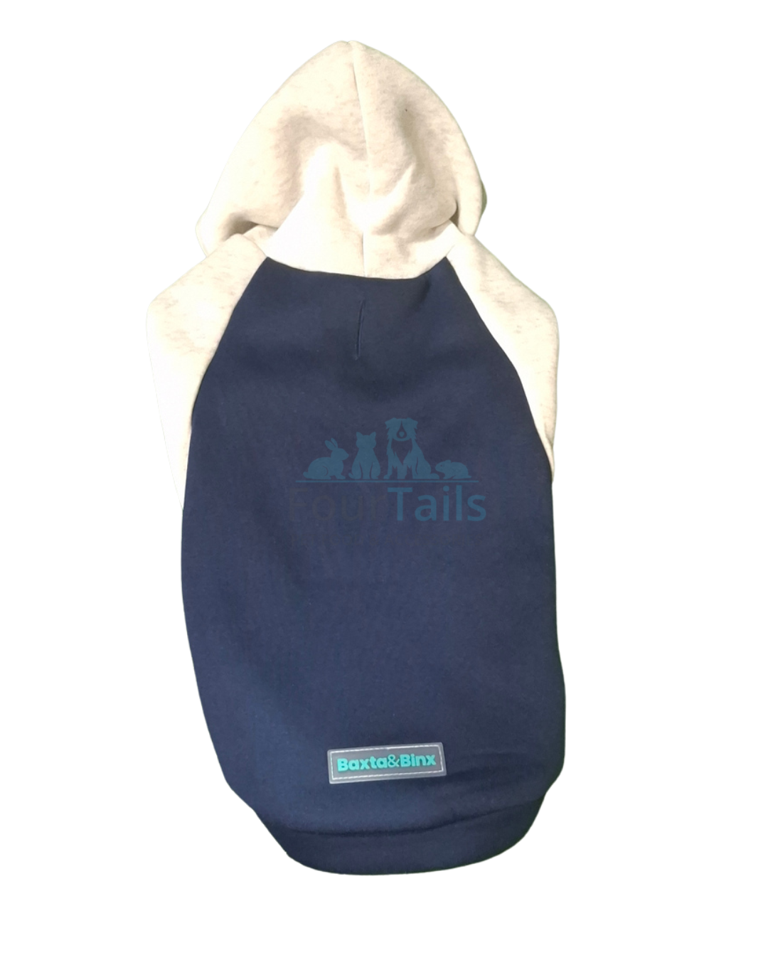 Baxta & Binx Two Tone Blue Hoodie